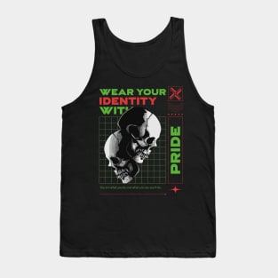 Wear Your Identity With Pride Grapic Design Tank Top